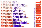 Nasional Sans, a Font by Jetsmax® Studio (Thumbnail 2 of 10)