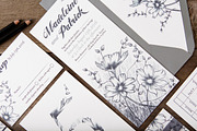 Wild Flowers Wedding Suite, an Invitation Template by Laura K Invitations (Thumbnail 3 of 6)
