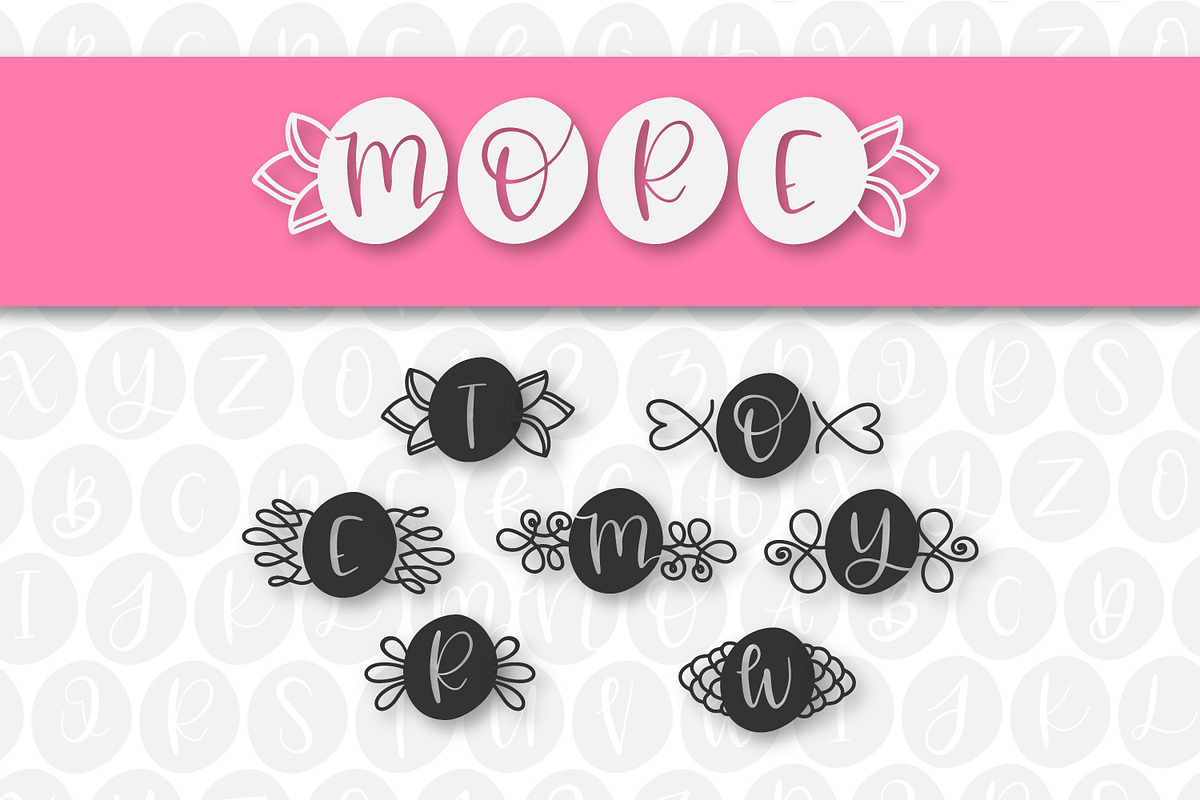 Chapel - A Circle Hand Lettered Font preview 5