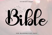 Bible, a Handwritten Font by FreshTypeINK (Thumbnail 1 of 8)