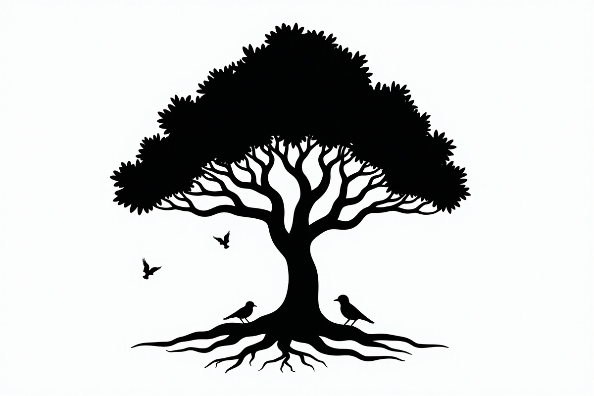 Nature Organic Tree Root Graphic, an Illustration by Designs_River (Photo 5 of 13)