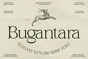 Bugantara - Elegant Thin Serif Font, a Serif Font by Sohel Studio (Thumbnail 1 of 10)