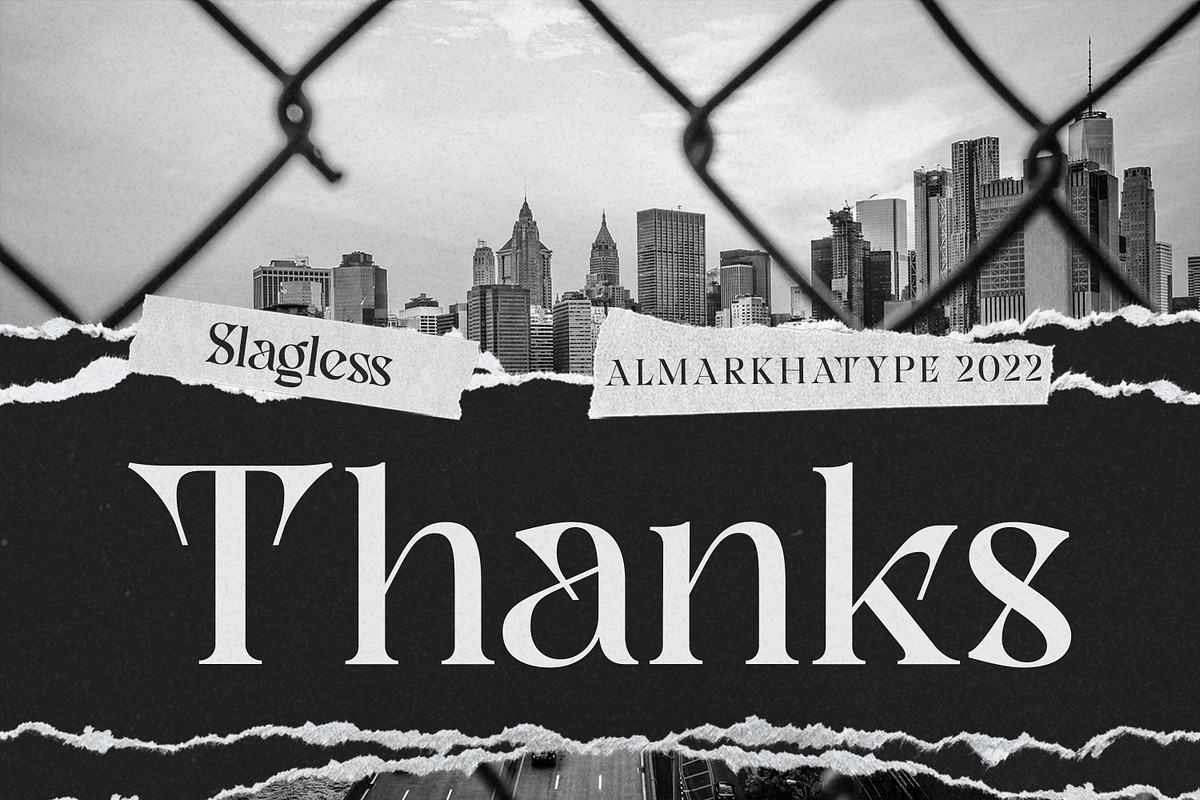 Slagless - Urban Display Serif, a Serif Font by Almarkhatype (Photo 11 of 12)