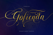 Gofienda, a Script Font by alit design (Thumbnail 1 of 17)