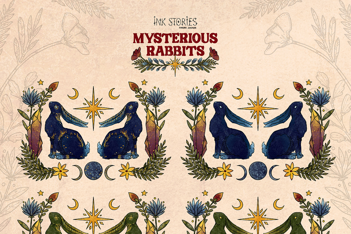 Mysterious Rabbits, an Animal Illustration by Ink Stories (Photo 23 of 29)