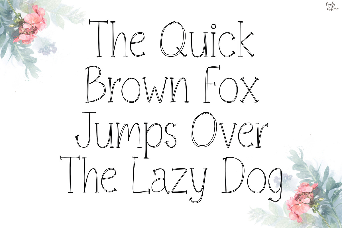 Memo | Serif handwriting font, a Handwritten Font by LivelyAutumn11.11 (Photo 4 of 5)