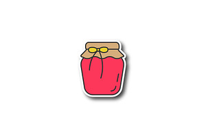 Strawberry Jam Jar Patch