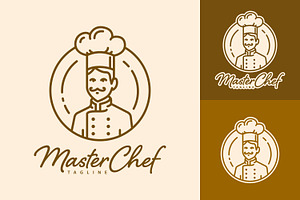 Master Chef Logo Design, a Branding & Logo Template by Saba Vector