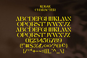 KOLAK-modern vintage, a Serif Font by ToniStudio (Thumbnail 6 of 6)