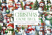 Watercolor Snowman Green Scarf Png, an Illustration by SinaCreation (Thumbnail 1 of 7)