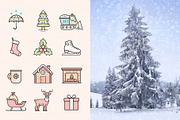 Snow and Winter Filled Icons, an Icon by Sargatal (Thumbnail 3 of 4)