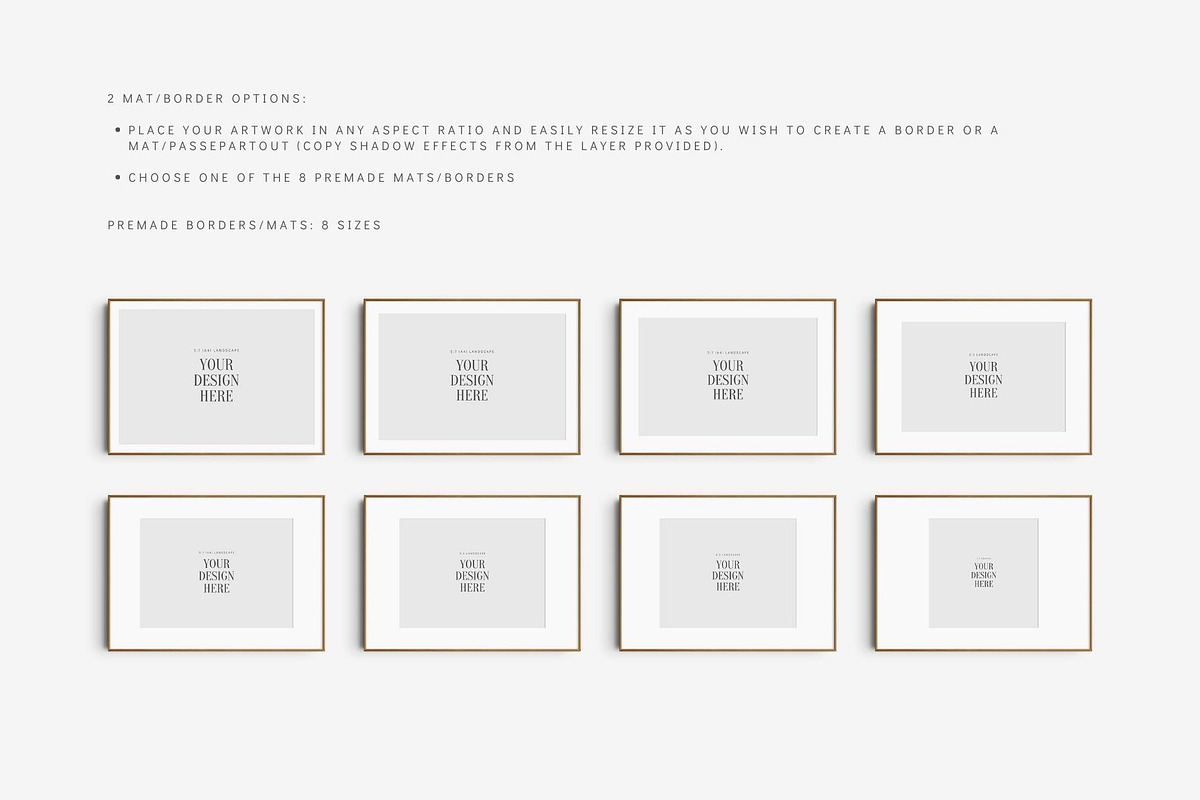 7:5 Frame Mockup BUNDLE A4 5:7 L, a Product Mockup by DESIGN BY nube (Photo 4 of 15)
