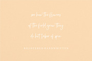 Rilistered - Handwritten Font, a Script Font by Fikryal Studio (Thumbnail 2 of 5)