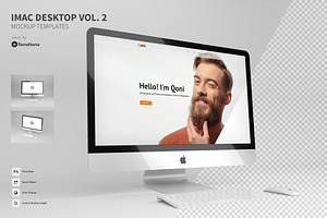 IMac Desktop Mockup Vol. 02