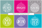 Christmas Doodle Baubles, a Decorative Illustration by Katy Clemmans (Thumbnail 3 of 5)