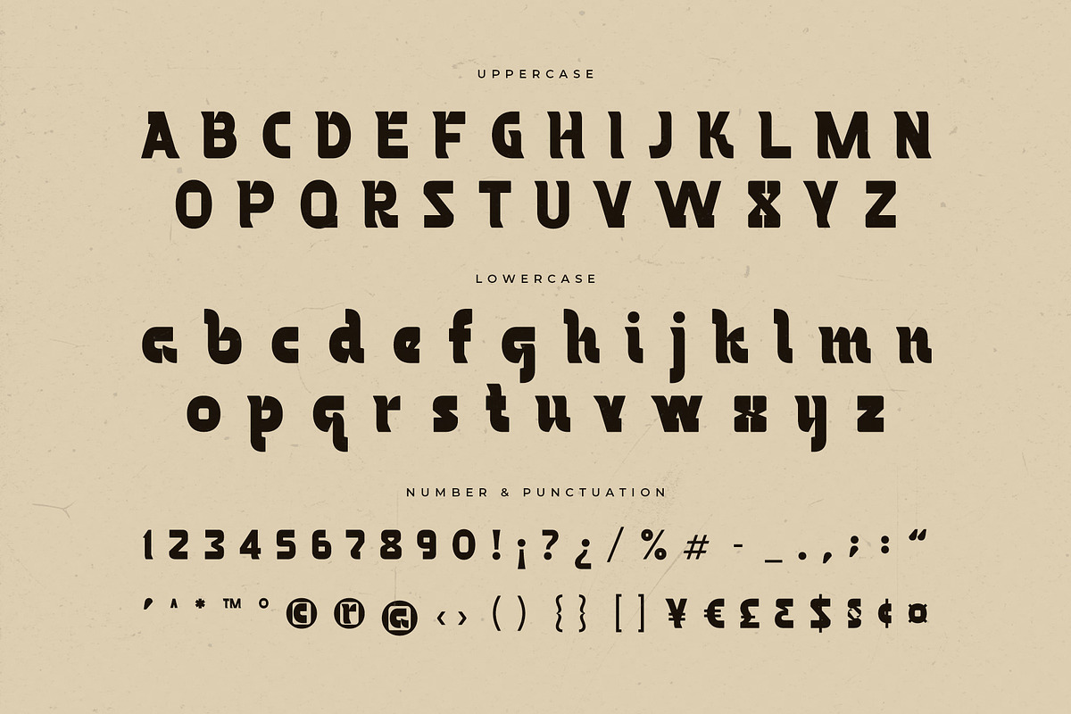Borgate – Retro Display Font, a Sans Serif Font by Krismagraph (Photo 10 of 10)