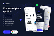 Carline - Car Marketplace App UI Kit, an UI Kit Template by Unpixel Design (Thumbnail 1 of 6)