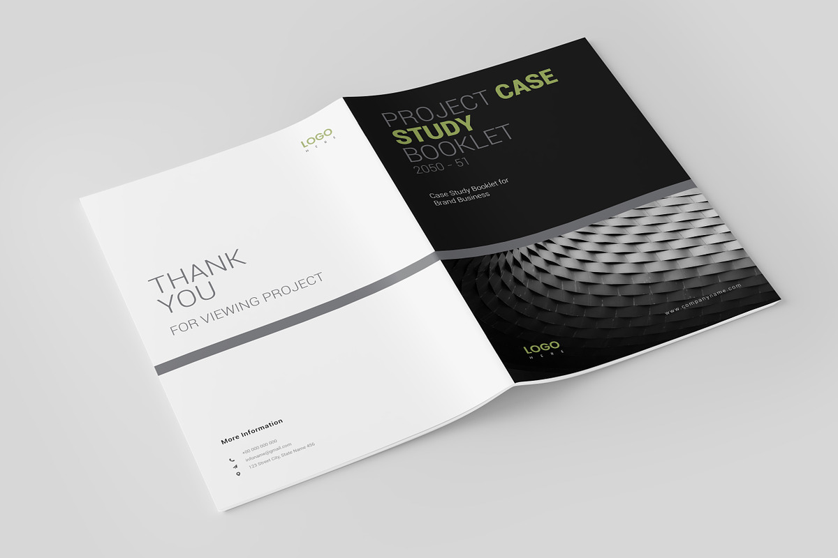 Multipurpose Case Study Template, a Brochure Template by Niofix (Photo 7 of 9)