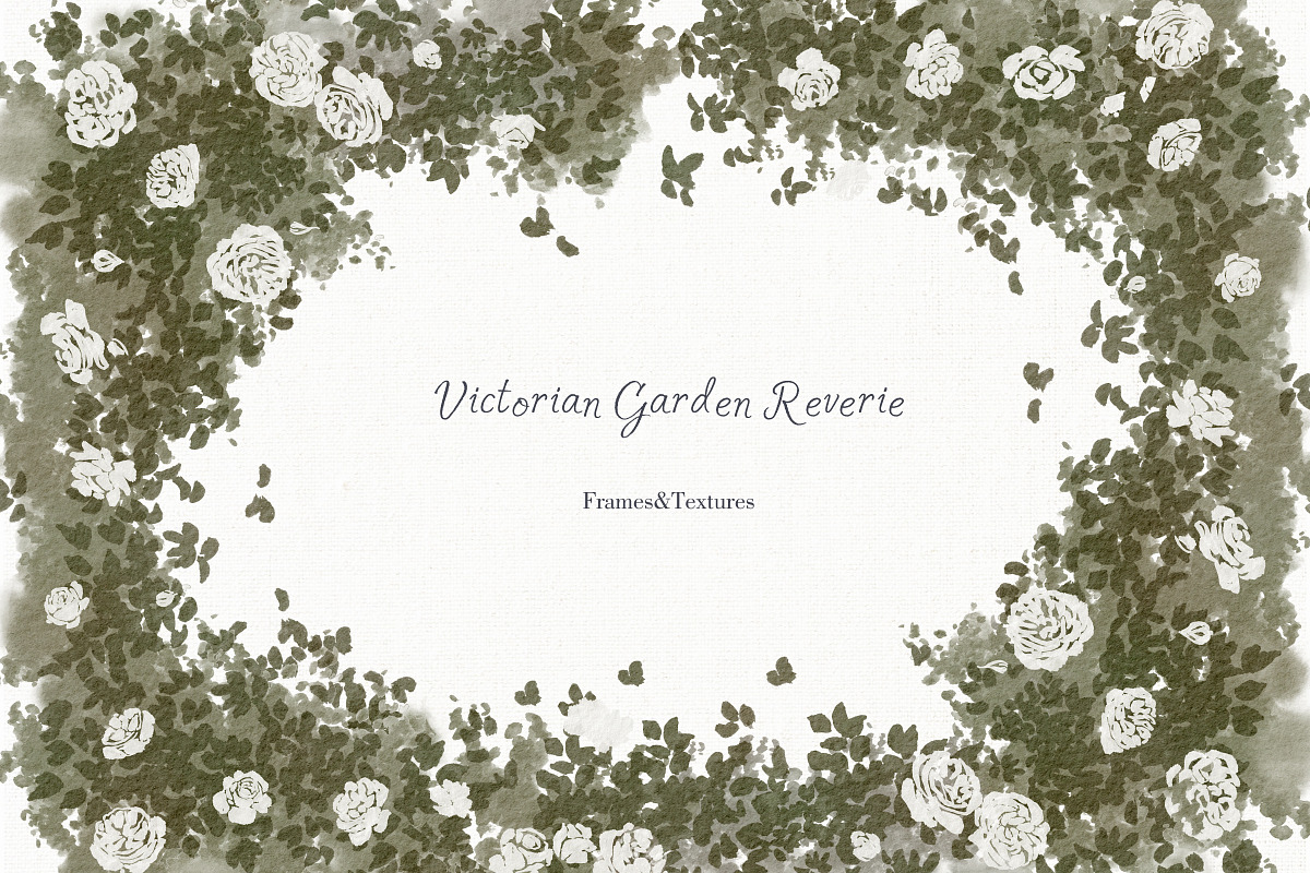 Victorian garden Riverie-summer set, a Decorative Illustration by Amely.Art (Photo 3 of 12)