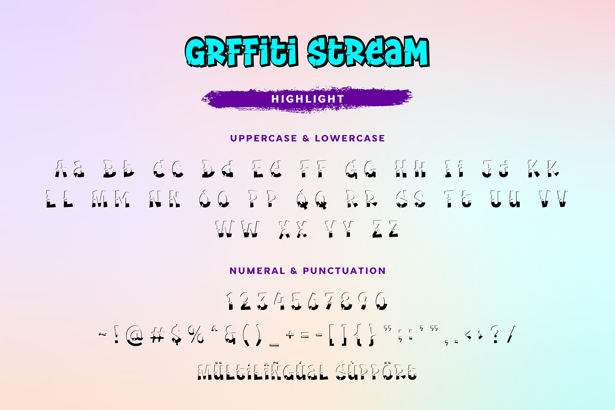 Graffiti Stream Font, a Handwritten Font by Sronstudio (Photo 15 of 16)