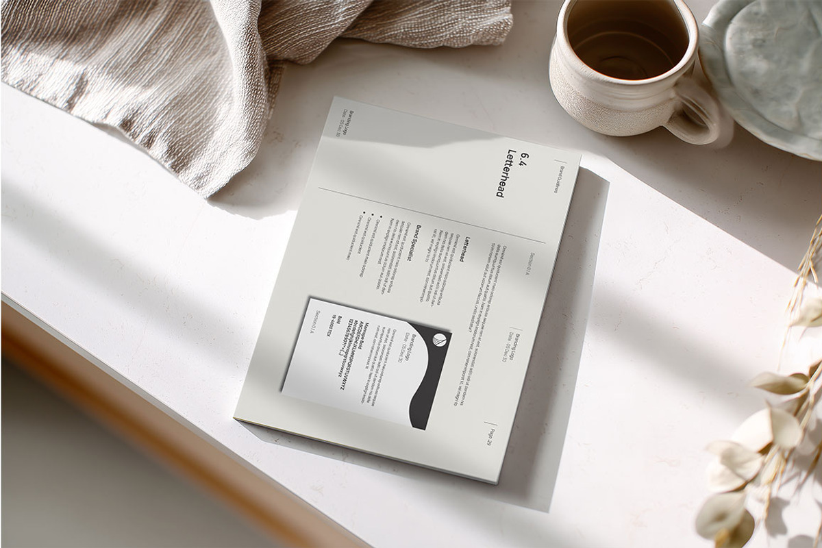 Brand Guidelines2 Brochure, a Brochure Template by yanindesign (Photo 4 of 6)