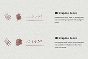 Molivee Pencil Brushes for Procreate, a Brush Add-On by Jinro (Thumbnail 4 of 16)