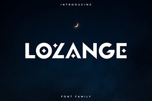 Lozange Font Family Sans Serif