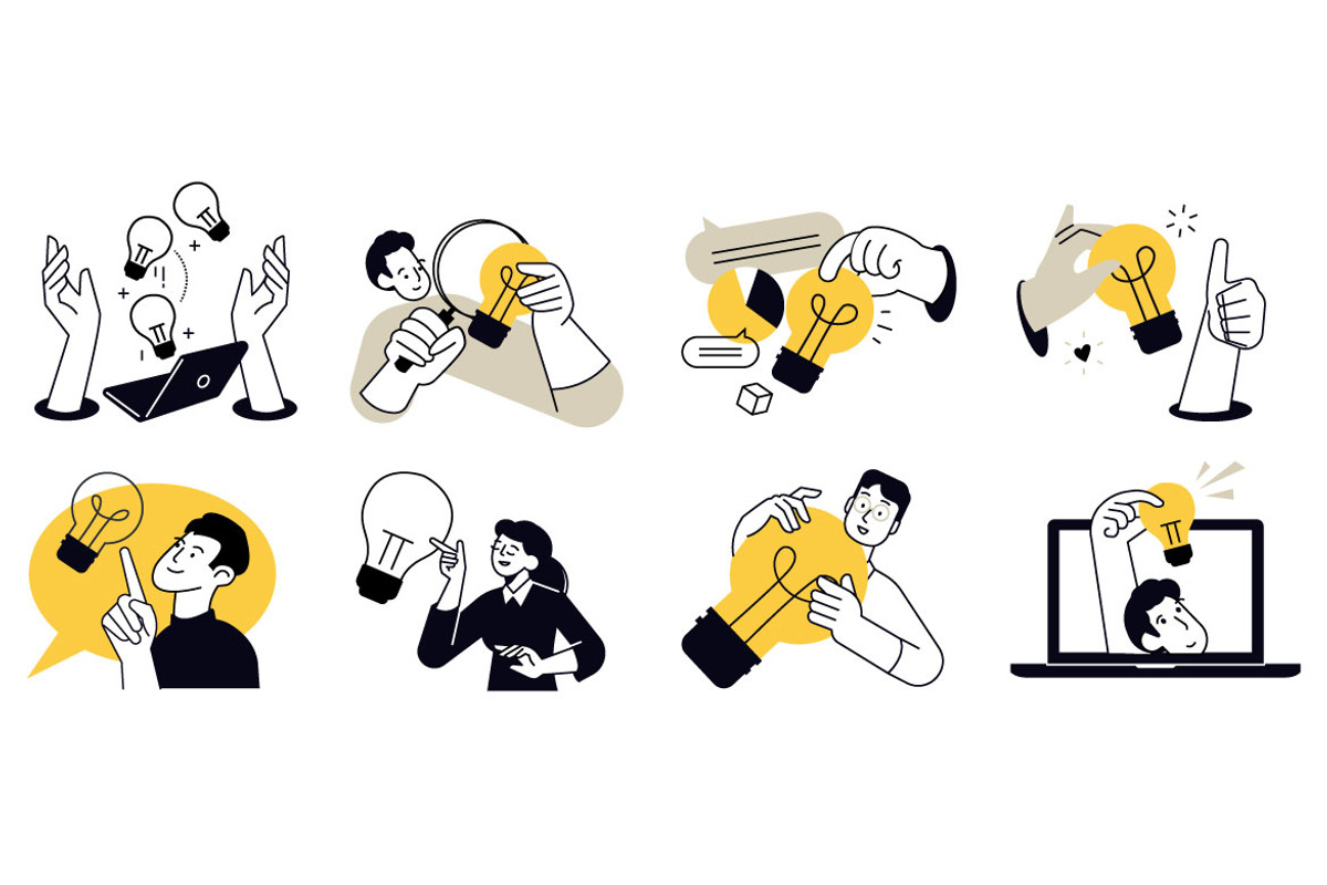 All good ideas, an Illustration by PureSolution (Photo 4 of 6)