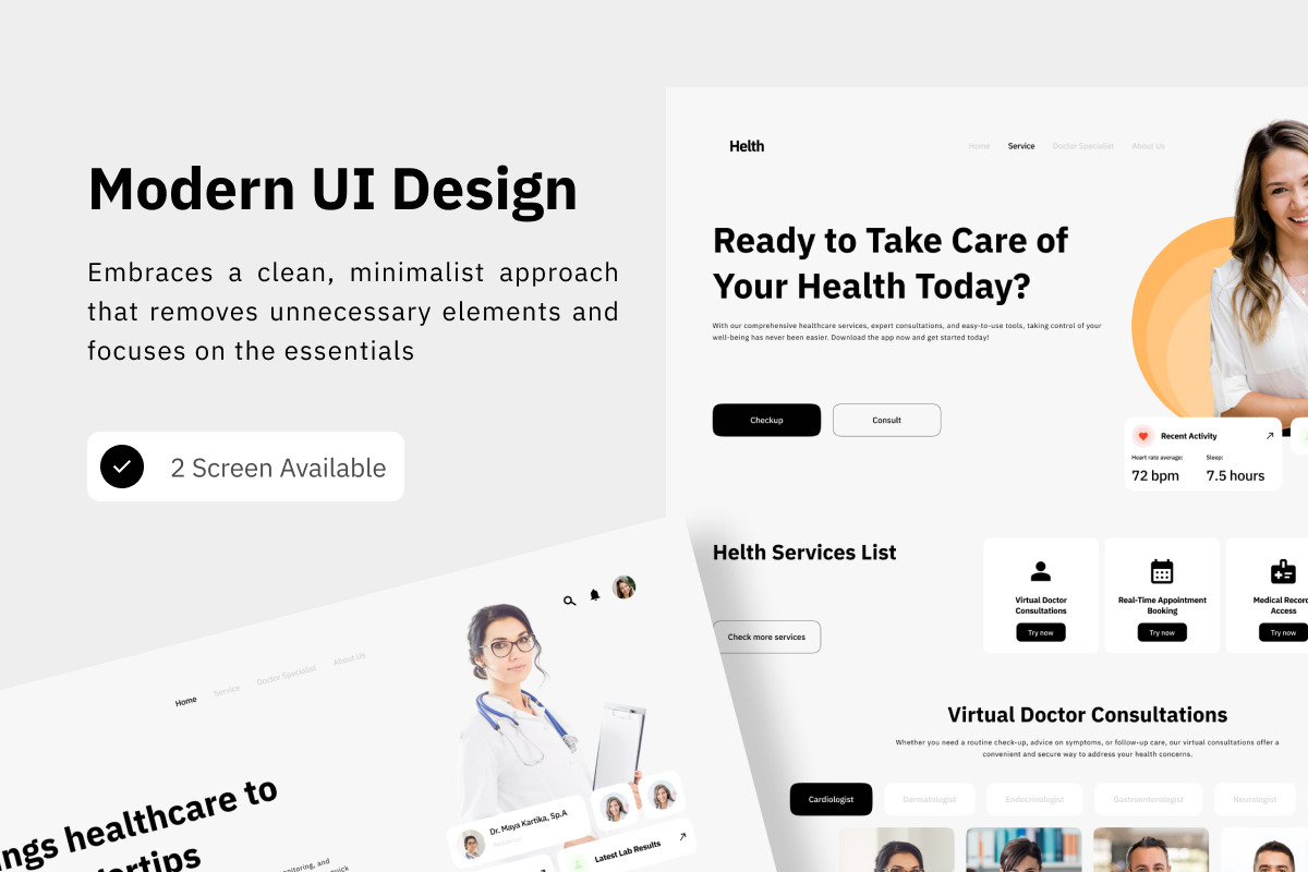 Helth - Healthcare Landing Page, a Landing Page Template by twinstd (Photo 2 of 5)