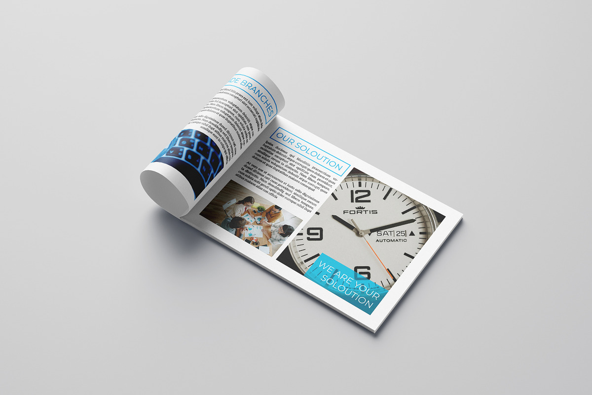 Corporate Company Profile Brochure, a Brochure Template by retrographix (Photo 7 of 10)