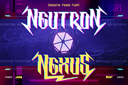 Ultron, a Sans Serif Font by Burntilldead (Thumbnail 4 of 13)