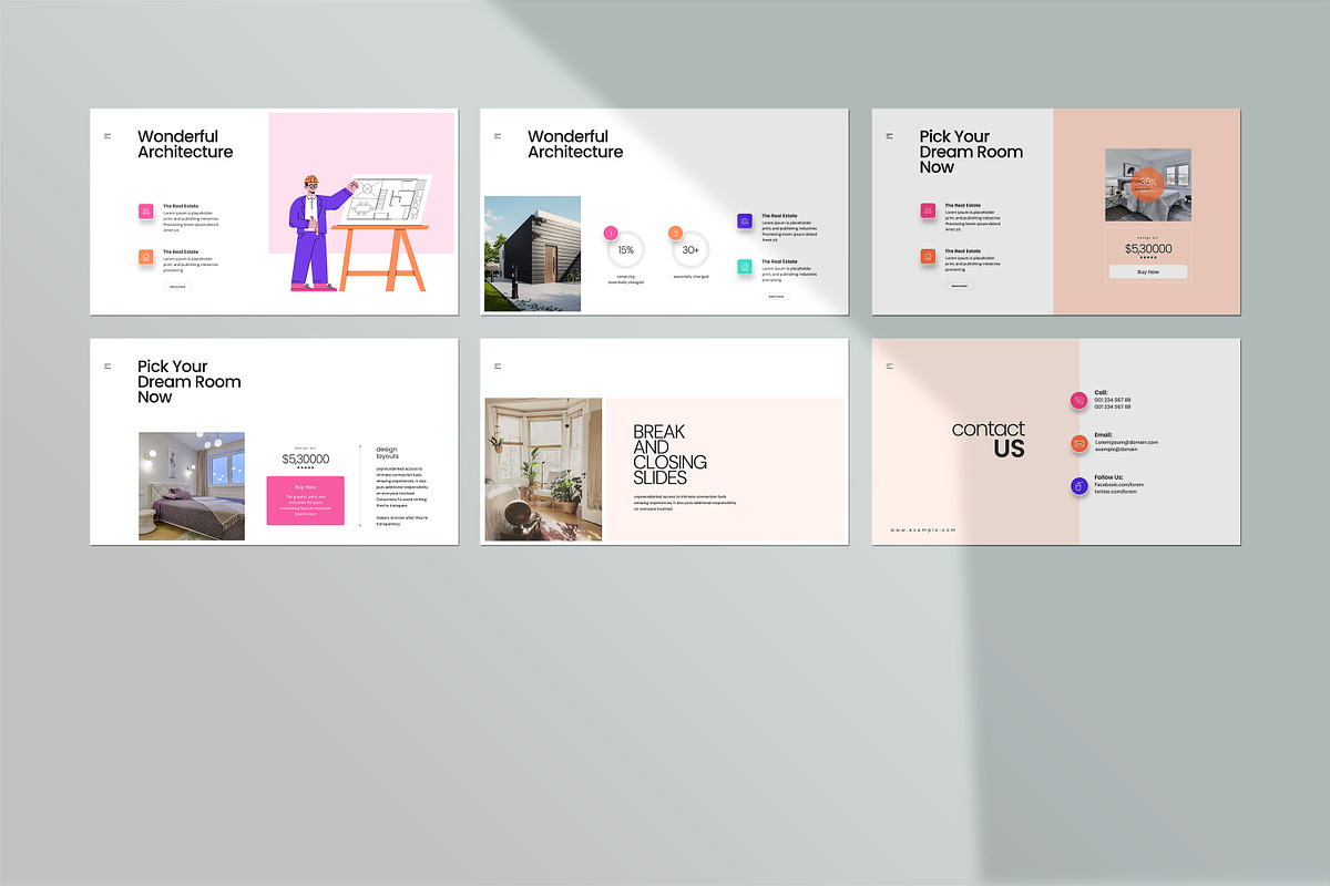 Real Estate Presentation Template, a Presentation Template by creathrivestudio (Photo 8 of 8)