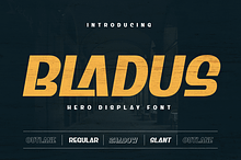 Bladus | Display Hero Font