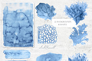 INTO THE DEEP Watercolor Collection, an Illustration by Cat In Colour (Thumbnail 5 of 8)