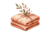 Peach Colored Autumn Clipart, an Illustration by Designking (Thumbnail 4 of 4)