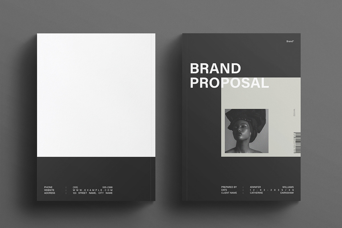 Brand Proposal Template, a Brochure Template by E-Type (Photo 7 of 7)