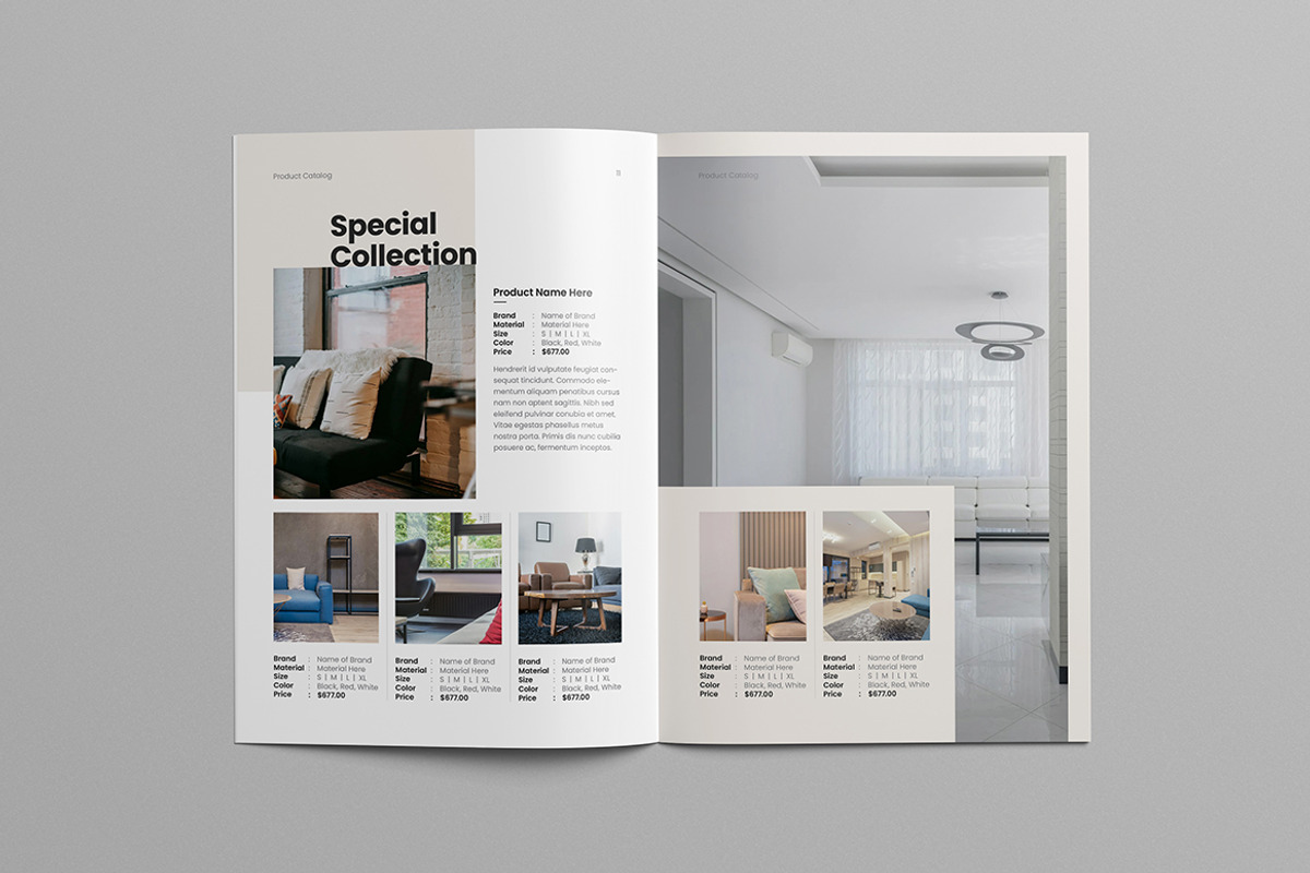 Product Catalog Layout | InDesign, a Brochure Template by HiveArts (Photo 6 of 9)