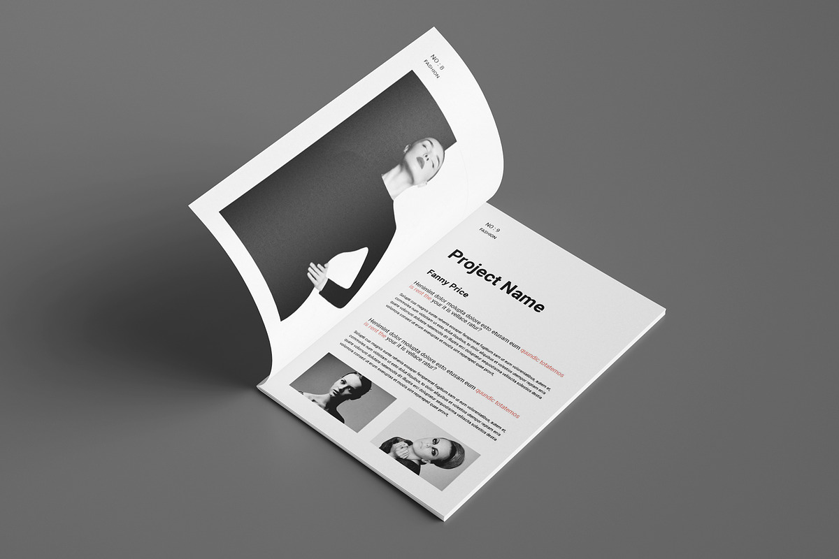 Design Portfolio Layout Template, a Magazine Template by Seeing-art (Photo 5 of 11)