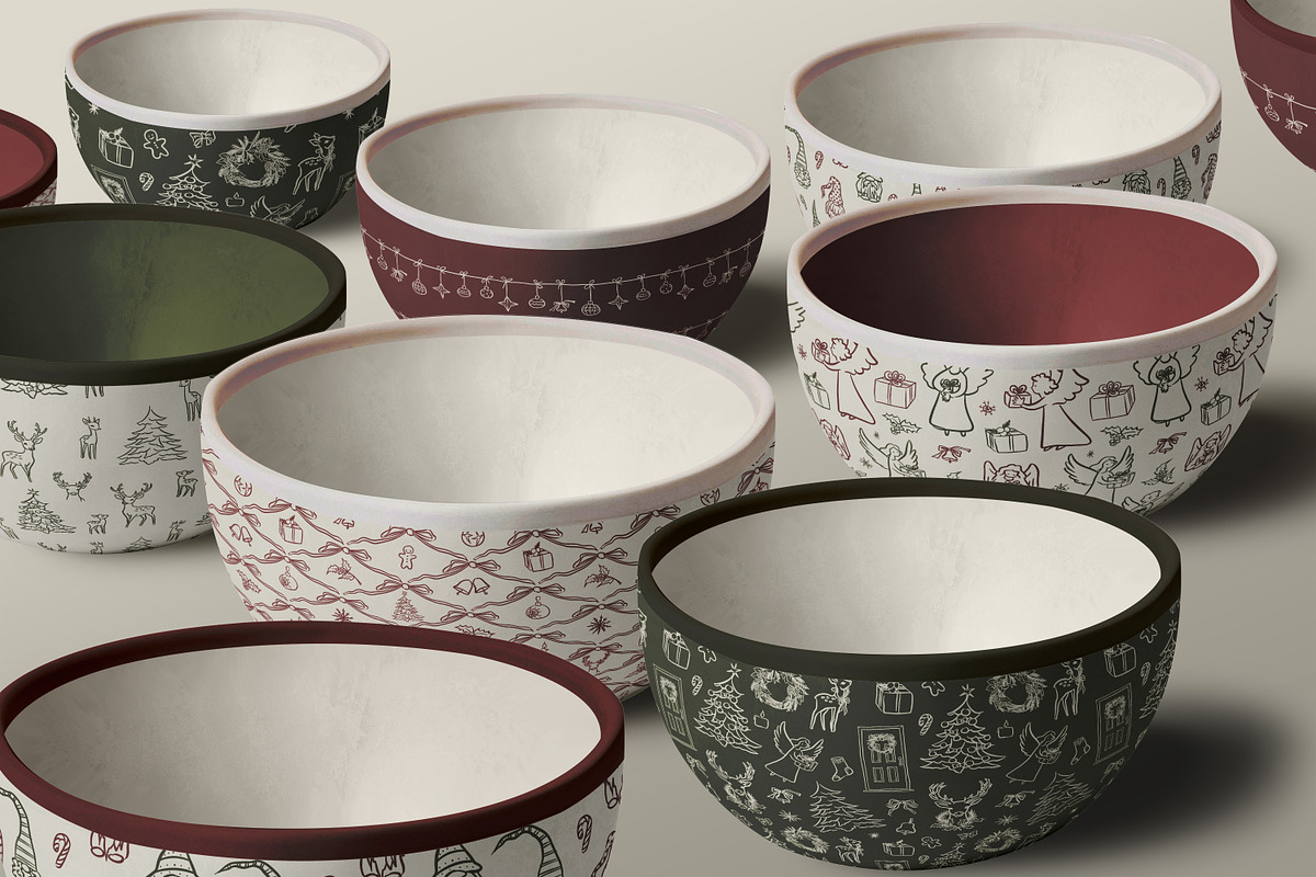 Whimsical Line Art Christmas, an Object Graphic by AnMark (Photo 8 of 13)