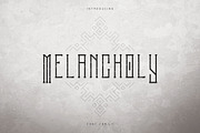 Melancholy Display Typeface + Extra, a Serif Font by VP Fonts (Thumbnail 1 of 10)