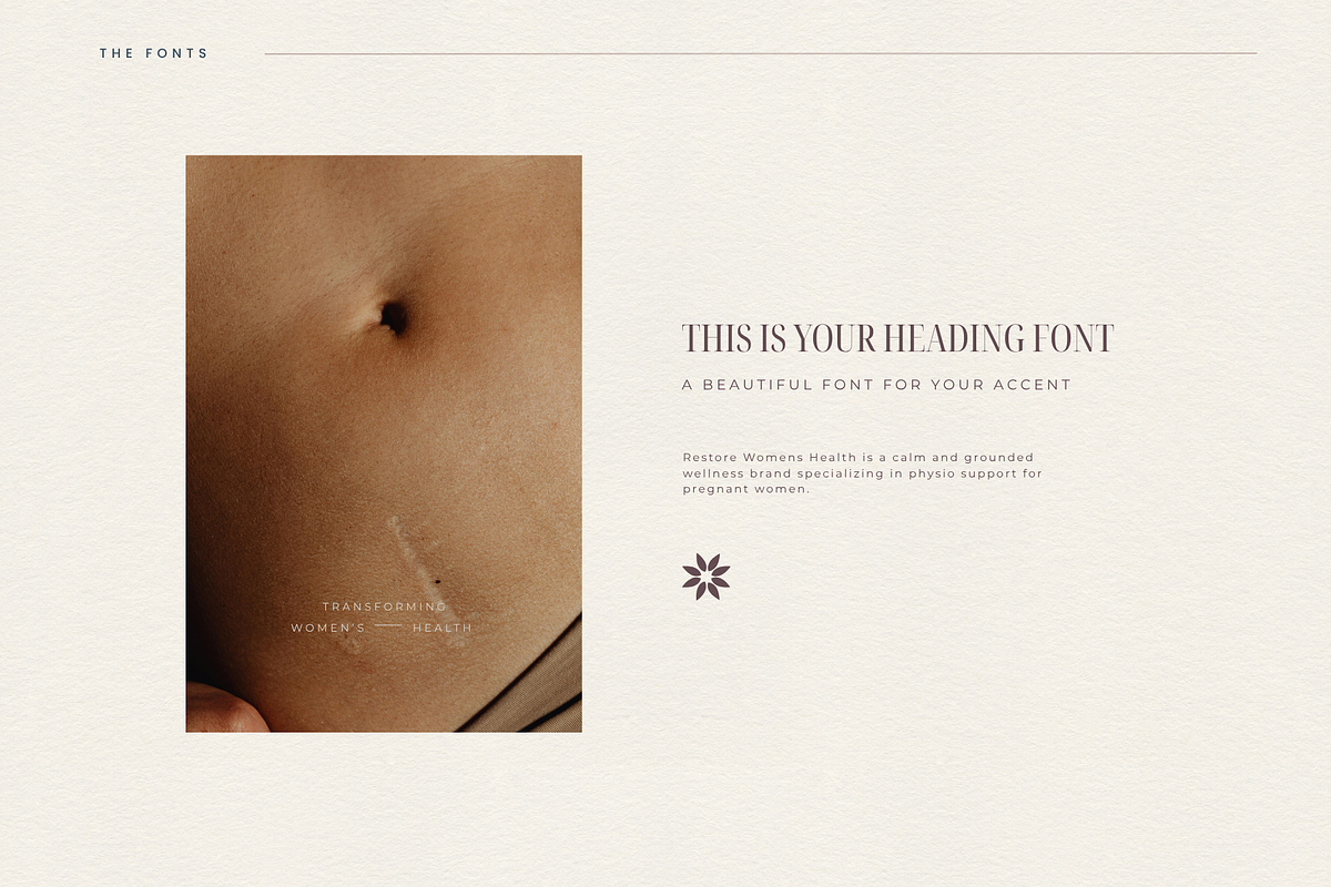 Women's Health Brand Kit | Canva, a Branding & Logo Template by Ederra Design (Photo 14 of 16)