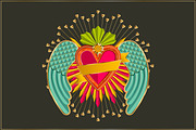 Valentines Milagro Hearts PNG Files, a Texture Illustration by Lee Iley (Thumbnail 2 of 6)