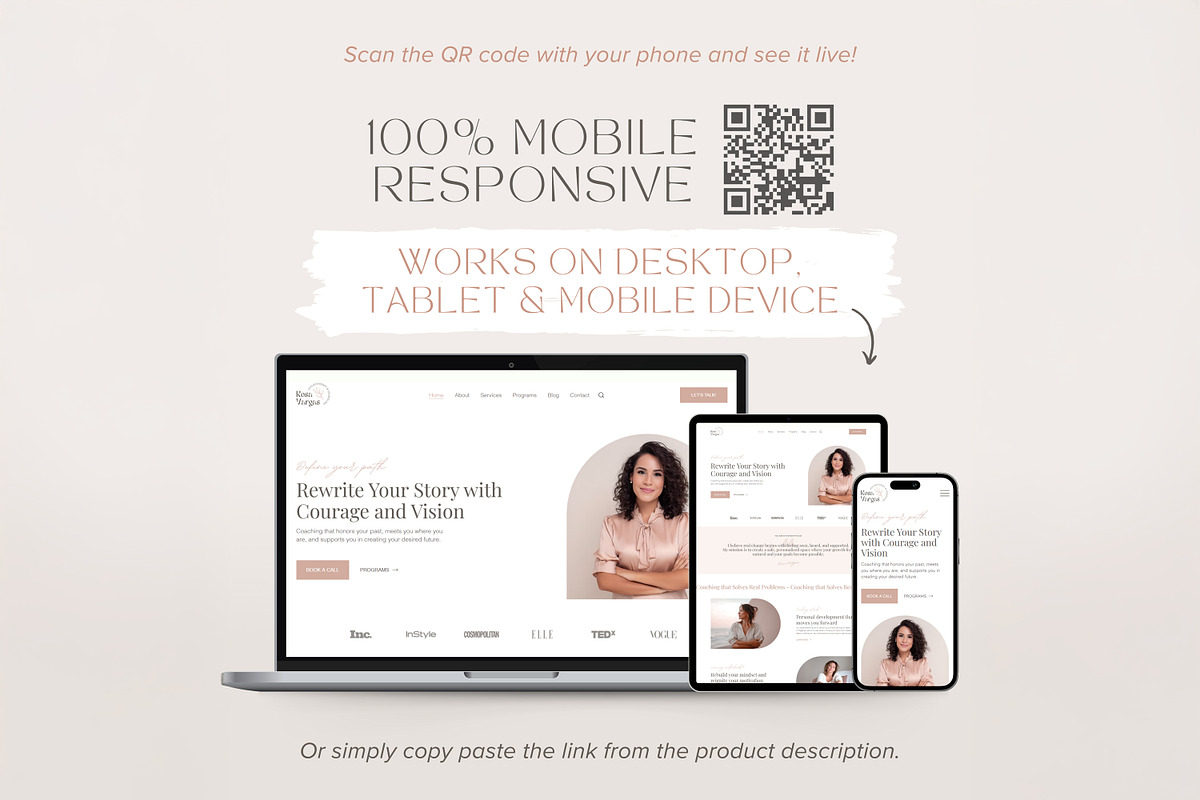 Therapist Wix Studio Template preview 5