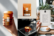 Coffee Pouch Packaging Mockup Set, a Cups & Container Mockup by Mego-studio (Thumbnail 2 of 10)