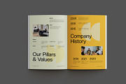 Yellow Modern Company Profile, a Brochure Template by Neermana (Thumbnail 4 of 11)