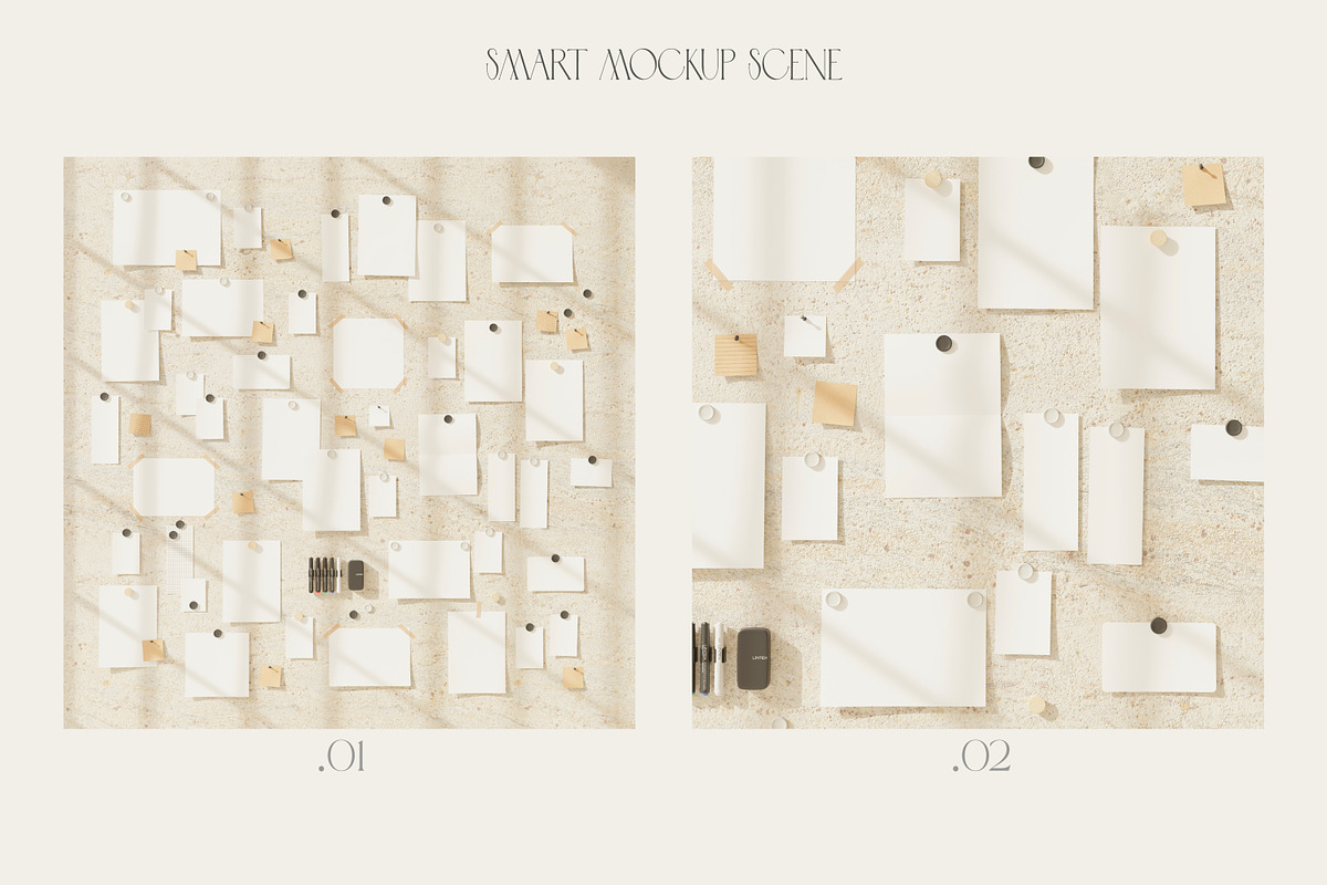 AESTHETIC MOODBOARD | mockup kit, a Product Mockup by yuliyuri.studio (Photo 8 of 15)