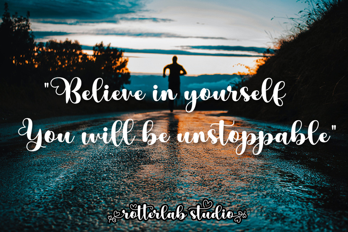 Snowlove, a Script Font by Rotterlab Studio (Photo 7 of 8)