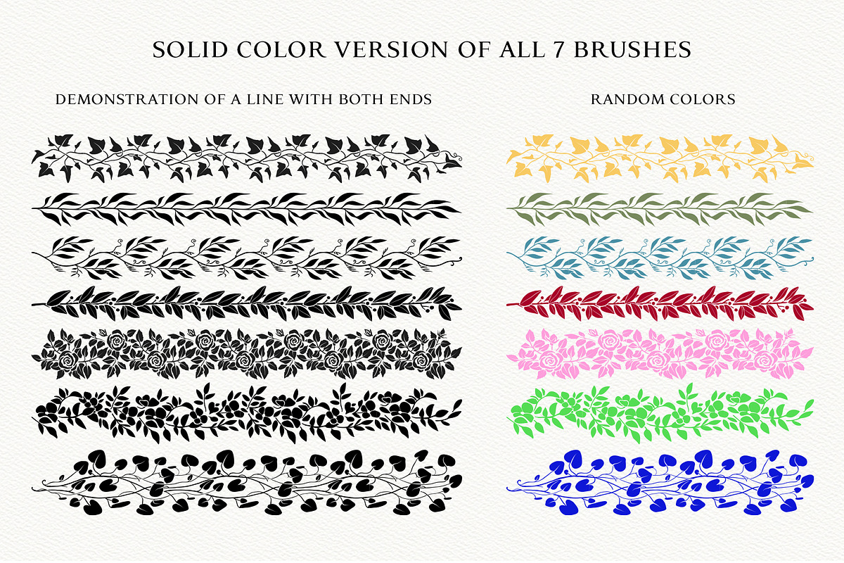 Botanical Vine Illustrator Brushes, a Brush Add-On by Garden in frame (Photo 3 of 5)