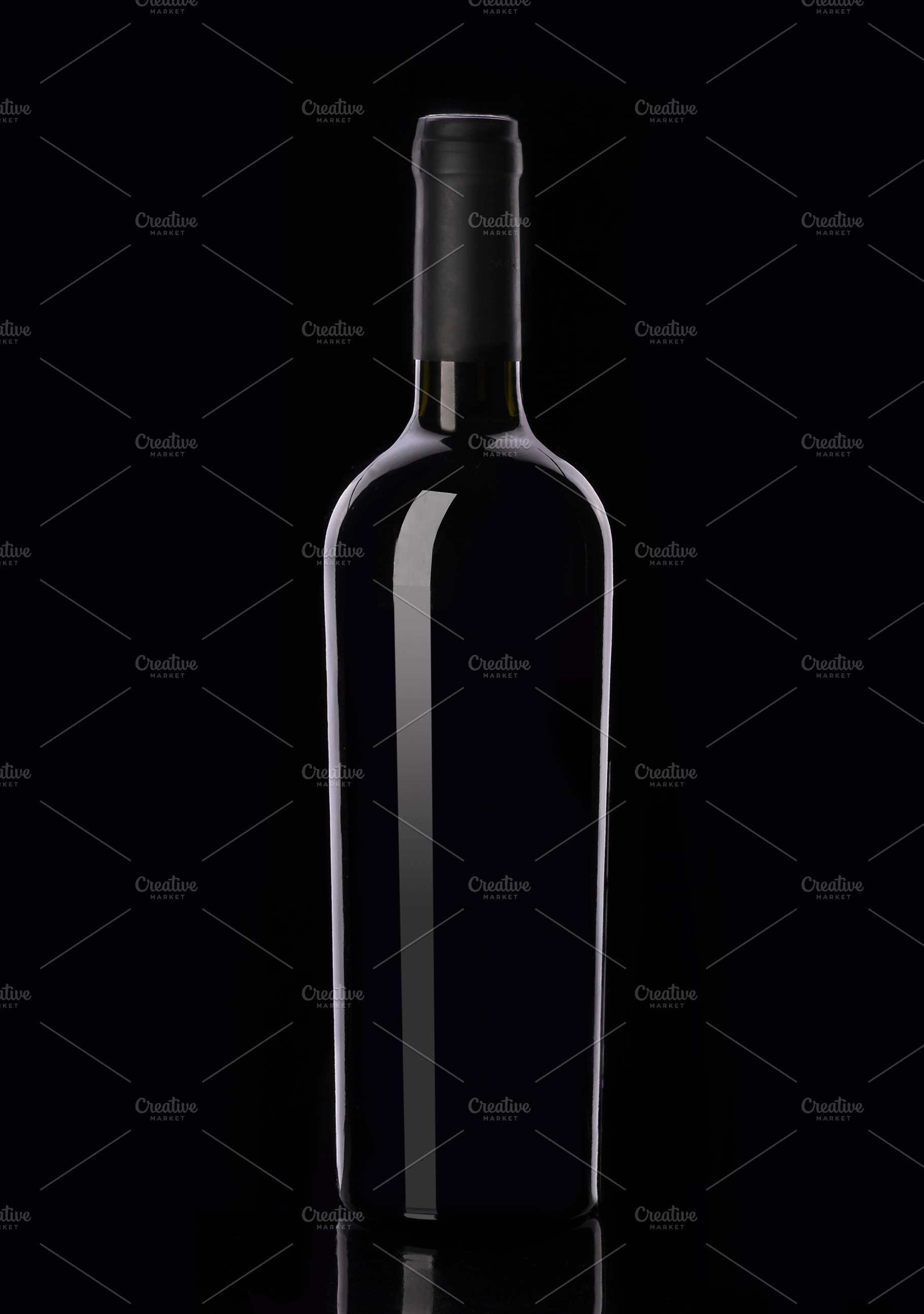 Red wine bottle stock photo containing bottle and red, a Food & Drink Photo by Alexander Novikov