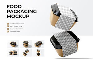 Food Packaging Label Mockup, an Advertising Mockup by Rizky Audymas